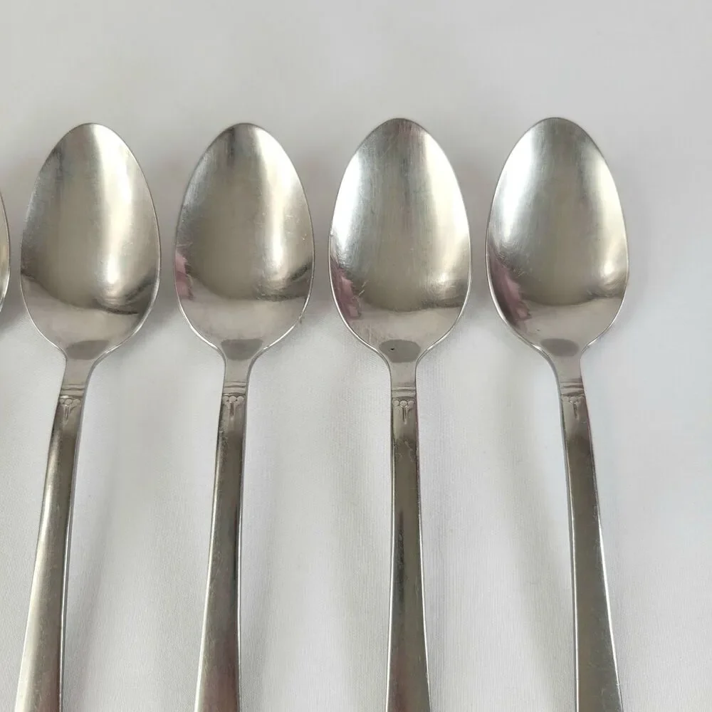 International Silver Rogers Grypsholm Stainless Flatware Set Of 5 Teaspoons 6